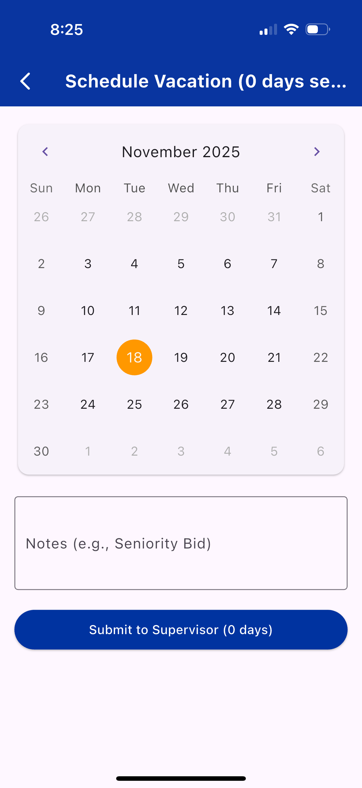 ShiftSync Calendar – Month View